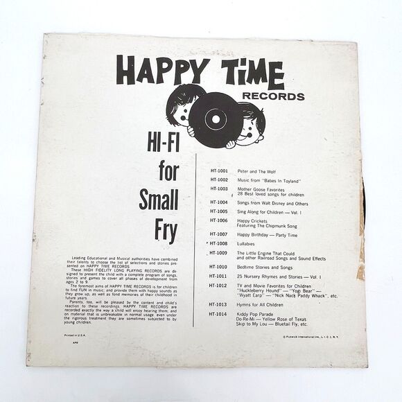 Candy Anderson Sings Lullabies Vinyl Record Album LP Vintage 1962 - Picture 5 of 6